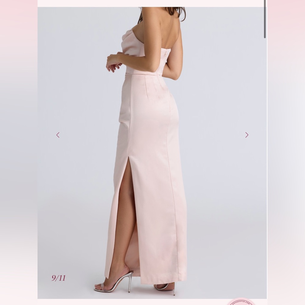 House of Cb Champagne Evening Gown NWT - Picture 3 of 3
